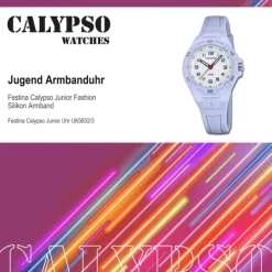 Calypso Jugenduhr Silikon blau Calypso Junior Armbanduhr UK5832/3