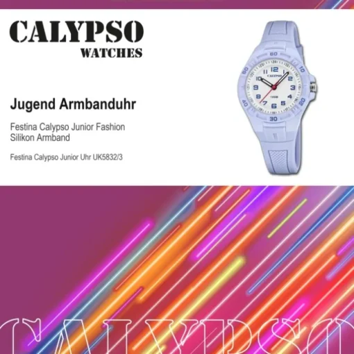 Calypso Jugenduhr Silikon blau Calypso Junior Armbanduhr UK5832/3