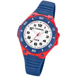 Calypso Kinder Armbanduhr Sweet Time K5758/1 Quarz-Uhr PU blau UK5758/1
