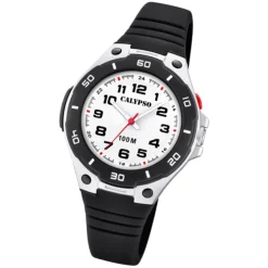 Calypso Kinder Armbanduhr Sweet Time K5758/6 Quarz-Uhr PU schwarz UK5758/6