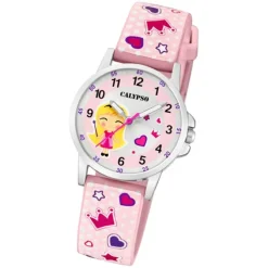 Calypso Kinder Armbanduhr Junior K5776/2 Quarzwerk-Uhr PU rosa UK5776/2