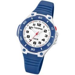 Calypso Kinder Armbanduhr Sweet Time K5758/2 Quarz-Uhr PU blau UK5758/2
