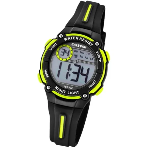 Calypso Kinder Armbanduhr Digital Crush K6068/5 Quarz PU schwarz UK6068/5