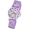 Calypso Kinder Armbanduhr Junior K5776/6 Quarzwerk-Uhr PU lila UK5776/6