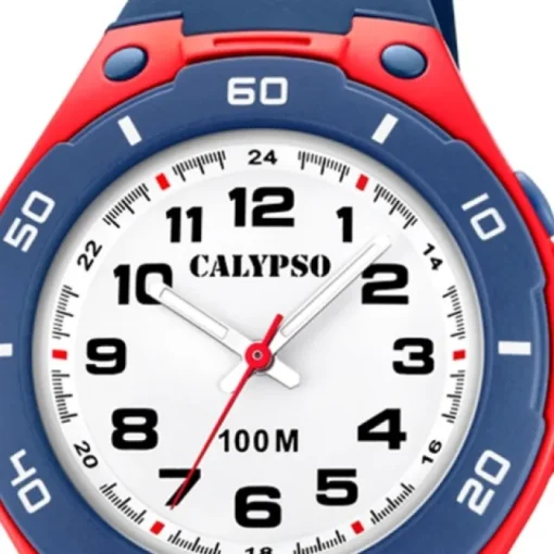 Calypso Kinder Armbanduhr Sweet Time K5758/1 Quarz-Uhr PU blau UK5758/1