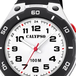 Calypso Kinder Armbanduhr Sweet Time K5758/6 Quarz-Uhr PU schwarz UK5758/6