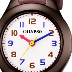 Calypso Kinder Armbanduhr Sweet Time K5749/7 Quarz-Uhr PU braun UK5749/7