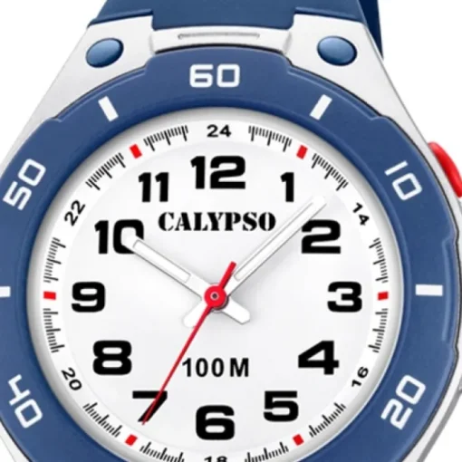 Calypso Kinder Armbanduhr Sweet Time K5758/2 Quarz-Uhr PU blau UK5758/2