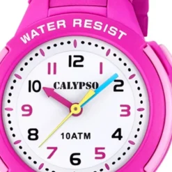 Calypso Kinder Armbanduhr Sweet Time K6069/1 Quarz-Uhr PU pink UK6069/1