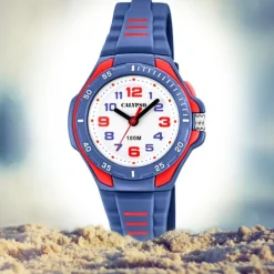 Calypso Kinder Armbanduhr Sweet Time K5757/5 Quarz-Uhr PU blau UK5757/5