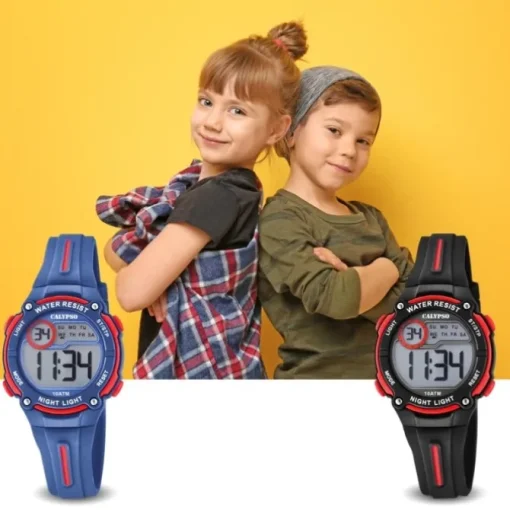 Calypso Kinder Armbanduhr Digital Crush K6068/4 Quarz PU dunkelblau UK6068/4