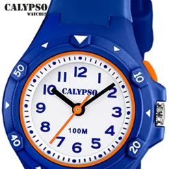 Calypso Kinder Jugenduhr Kautschuk blau Calypso Junior Armbanduhr UK5846/3