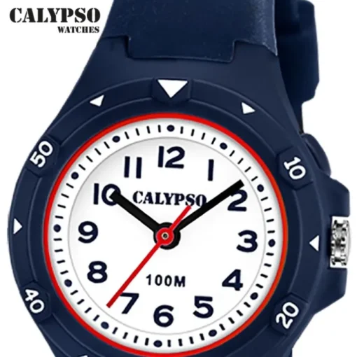 Calypso Kinder Jugenduhr Kautschuk dunkelblau Calypso Junior Armbanduhr UK5846/5