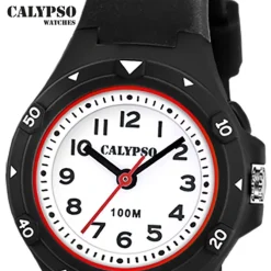 Calypso Kinder Jugenduhr Kautschuk schwarz Calypso Junior Armbanduhr UK5846/6