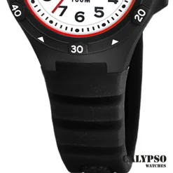 Calypso Kinder Jugenduhr Kautschuk schwarz Calypso Junior Armbanduhr UK5846/6