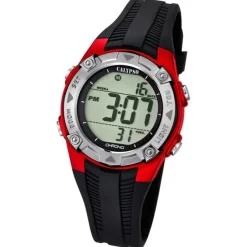 CALYPSO Kinder-Armbanduhr Fashion Funktionsuhr Quarz-Uhr PU schwarz UK5685/6