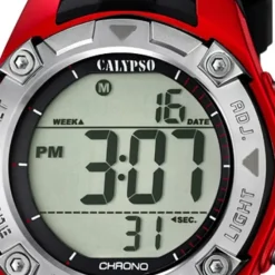 CALYPSO Kinder-Armbanduhr Fashion Funktionsuhr Quarz-Uhr PU schwarz UK5685/6