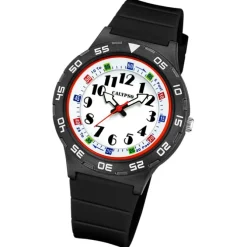 Calypso Kinderuhr Kunststoff PUR schwarz Calypso Junior Armbanduhr UK5828/6