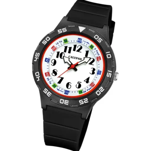 Calypso Kinderuhr Kunststoff PUR schwarz Calypso Junior Armbanduhr UK5828/6
