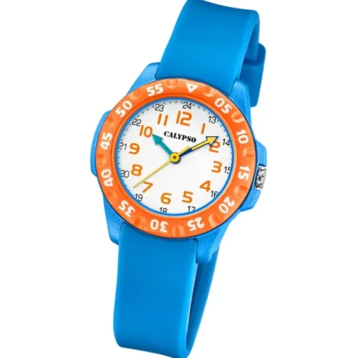 Calypso Kinderuhr Kunststoff blau Calypso Junior Armbanduhr UK5829/4