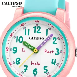 Calypso Kinderuhr Kunststoff Silikon hellblau Calypso Junior Armbanduhr UK5827/3