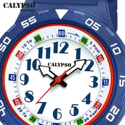 Calypso Kinderuhr Kunststoff PUR blau Calypso Junior Armbanduhr UK5828/5