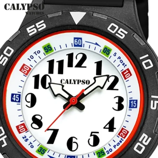 Calypso Kinderuhr Kunststoff PUR schwarz Calypso Junior Armbanduhr UK5828/6