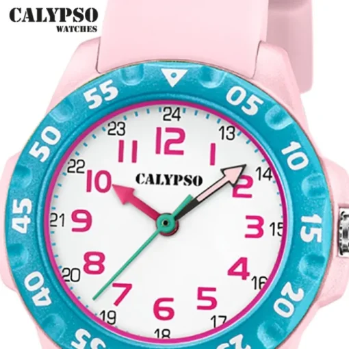Calypso Kinderuhr Kunststoff rosa Calypso Junior Armbanduhr UK5829/2