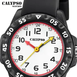 Calypso Kinderuhr Kunststoff schwarz Calypso Junior Armbanduhr UK5829/6