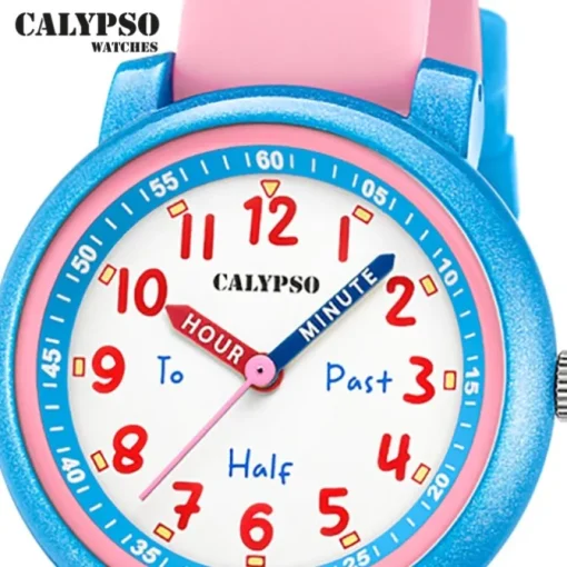 Calypso Kinderuhr Kunststoff Silikon rosa Calypso Junior Armbanduhr UK5827/2