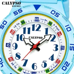 Calypso Kinderuhr Kunststoff PUR hellblau Calypso Junior Armbanduhr UK5828/2