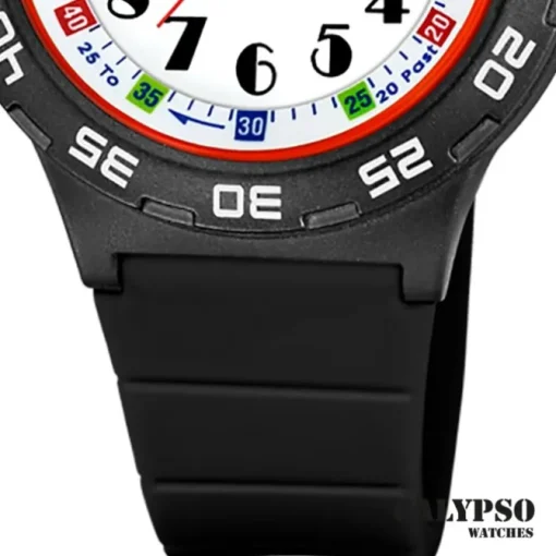 Calypso Kinderuhr Kunststoff PUR schwarz Calypso Junior Armbanduhr UK5828/6