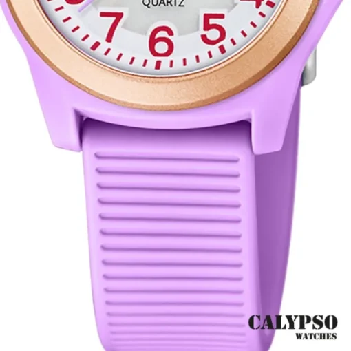 Calypso Kinderuhr Kunststoff lila Calypso Junior Armbanduhr UK5823/4