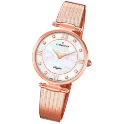 Candino Damen Armband-Uhr Lady Elegance C4668/1 Edelstahl rosegold UC4668/1