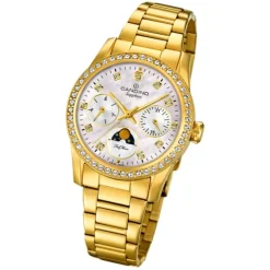 Candino Damen Armbanduhr Lady Elegance C4689/1 Quarz Edelstahl gold UC4689/1