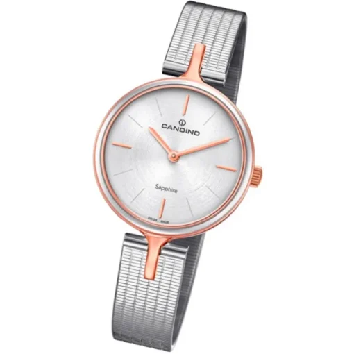 Candino Damen Armbanduhr Lady Elegance C4643/1 Quarz Edelstahl silber UC4643/1