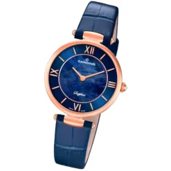 Candino Damen Armband-Uhr Lady Elegance C4671/2 Quarzuhr Leder blau UC4671/2