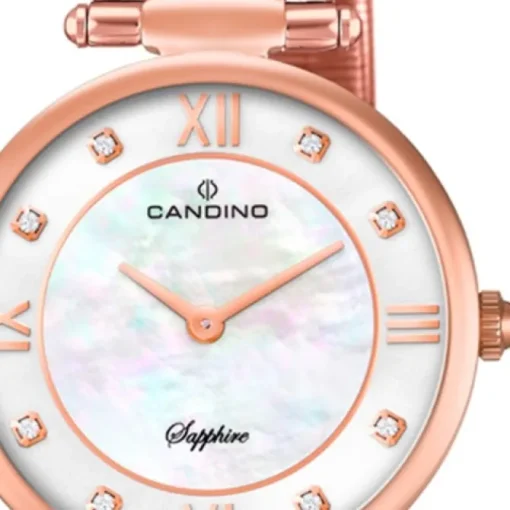 Candino Damen Armband-Uhr Lady Elegance C4668/1 Edelstahl rosegold UC4668/1