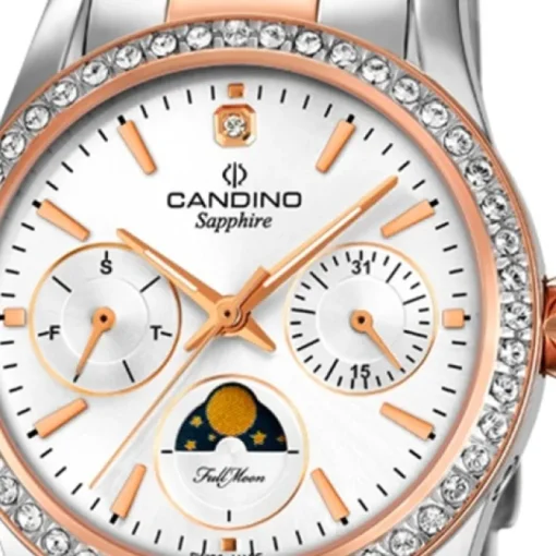 Candino Damen Armbanduhr Lady Elegance C4688/1 Edelstahl silber rose UC4688/1