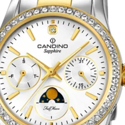 Candino Damen Armbanduhr Lady Elegance C4687/1 Edelstahl silber gold UC4687/1
