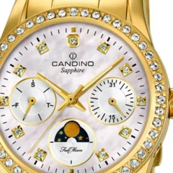 Candino Damen Armbanduhr Lady Elegance C4689/1 Quarz Edelstahl gold UC4689/1