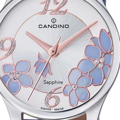 Candino Damen Armbanduhr Elegance C4720/3 Analog Leder lila flieder UC4720/3