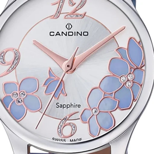 Candino Damen Armbanduhr Elegance C4720/3 Analog Leder lila flieder UC4720/3