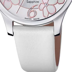 Candino Damen Armbanduhr Elegance C4720/1 Analog Leder weiß UC4720/1
