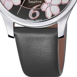 Candino Damen Armbanduhr Elegance C4720/6 Analog Leder schwarz UC4720/6