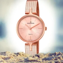 Candino Damen Armband-Uhr Lady Elegance C4645/1 Edelstahl rosegold UC4645/1