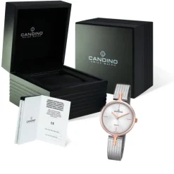 Candino Damen Armbanduhr Lady Elegance C4643/1 Quarz Edelstahl silber UC4643/1