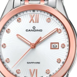 Candino Damen-Armbanduhr Edelstahl silber braun C4617/2 Quarz Klassisch UC4617/2