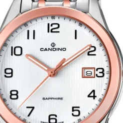 Candino Damen-Armbanduhr Edelstahl silber braun C4617/1 Quarz Klassisch UC4617/1