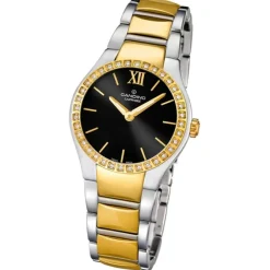 Candino Damen-Armbanduhr Timeless analog Quarz Edelstahl Gelbgold PVD UC4538/3